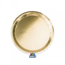 PIATTI PIANI ø22cm ORO METAL 6pz