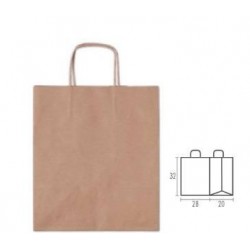 BORSA CARTA AVANA MIS.28x20x32cm PASTIPACK 25pz