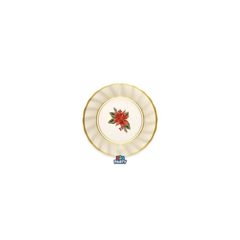 PIATTI DESSERT ø20cm BOUQUET DE NOEL 6pz
