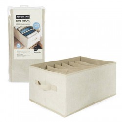 ORGANAIZER TNT PER CASSETTI 30x44x20cm 7POSTI ECRU'