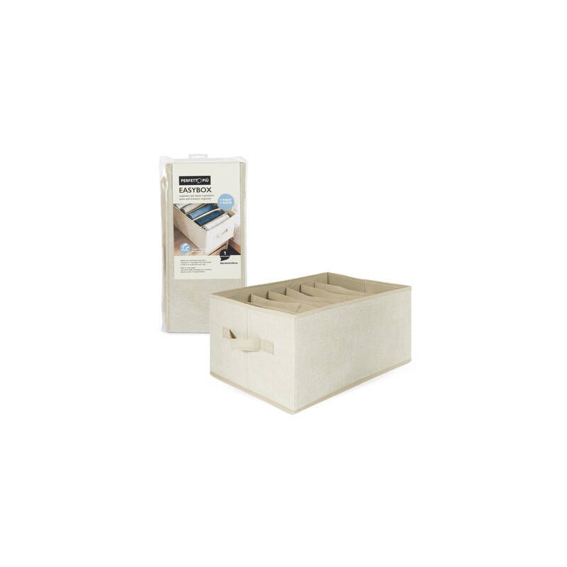 ORGANAIZER TNT PER CASSETTI 30x44x20cm 7POSTI ECRU'