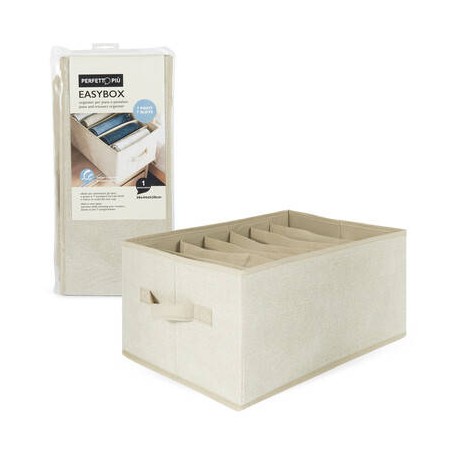 ORGANAIZER TNT PER CASSETTI 30x44x20cm 7POSTI ECRU'