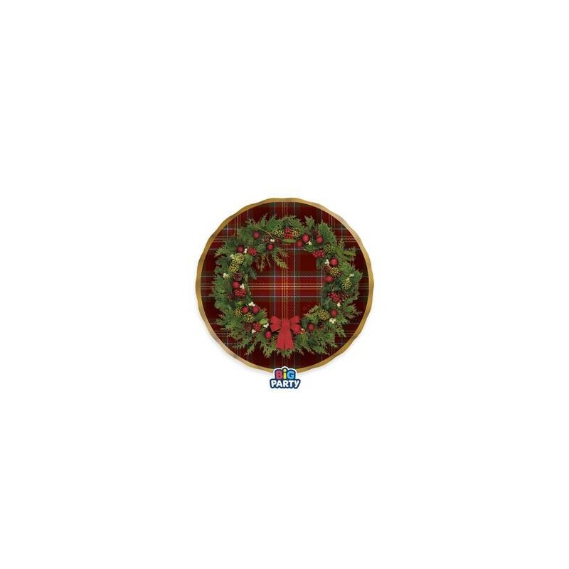 PIATTI DESSERT ø20cm CLASSIC TARTAN 6pz