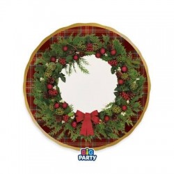 PIATTI FONDI ø24cm CLASSIC TARTAN 6pz