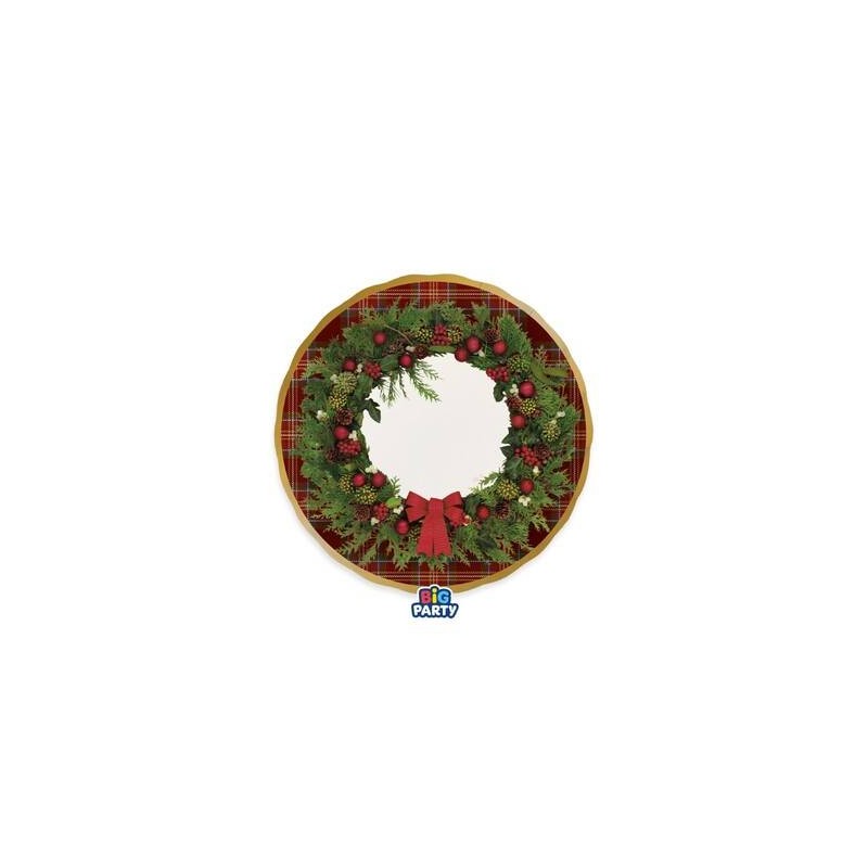 PIATTI FONDI ø24cm CLASSIC TARTAN 6pz