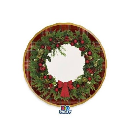PIATTI FONDI ø24cm CLASSIC TARTAN 6pz