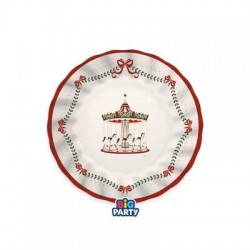 PIATTI DESSERT ø20cm CHRISTMAS CARILLON 6pz