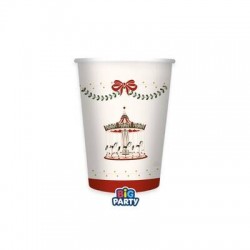 BICCHIERI 250cc CHRISTMAS CARILLON 6pz