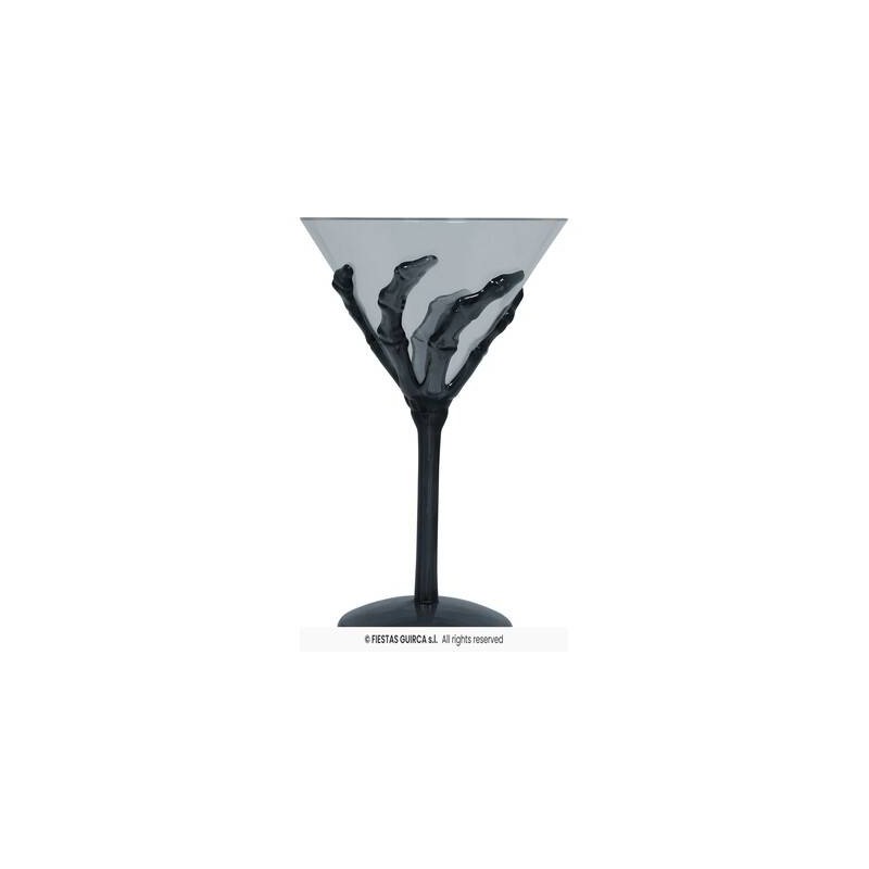 COPPA COCKTAIL MANO SCHELETRO