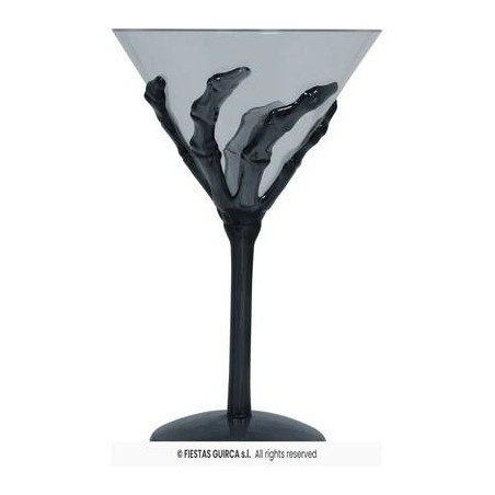 COPPA COCKTAIL MANO SCHELETRO