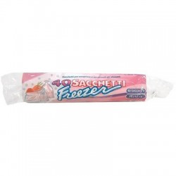 ROTOLO 40 SACCHETTI FREEZER HDPE IN BUSTA 30x40cm