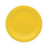 PIATTI DESSERT ECOLOR BIODEGRADABILI 18cm GIALLO 25pz