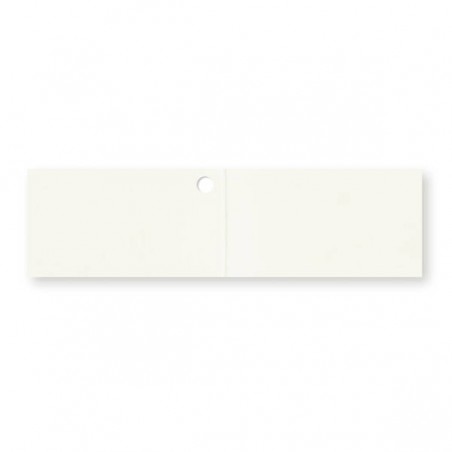 BIGLIETTINO BOMBONIERA 45x25mm BIANCO 20pz