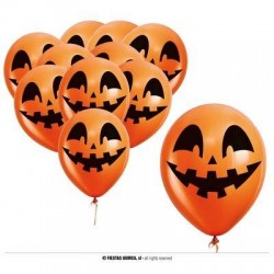 PALLONCINI ARANCIONI 30cm 10pz ZUCCA