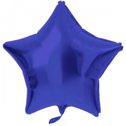 PALLONE MYLAR STELLA 19'' 48cm BLU SATIN