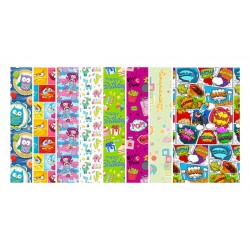 CARTA REGALO ROTOLO 1x3mt BIMBI ASS.TO