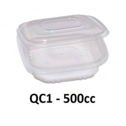 OVALINO CUKI PP 500cc 50pz QC1 155x155x37mm (130x130mm INT)