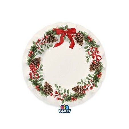 PIATTI FONDI ø24cm CHRISTMAS HOLIDAY 6pz