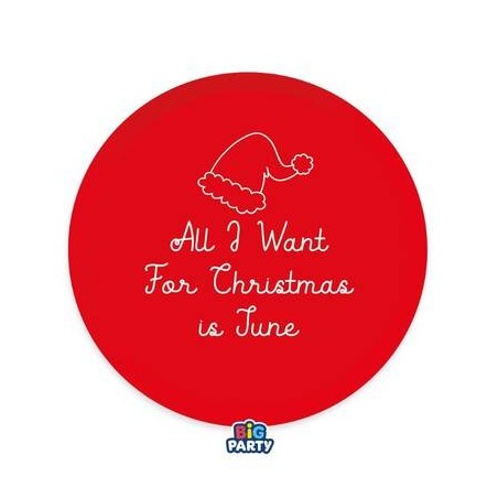 PIATTI PIANI ø24cm SPIRITO DEL NATALE 6pz