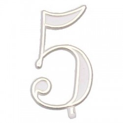 NUMERO 5 PLASTICA BASE OVALE