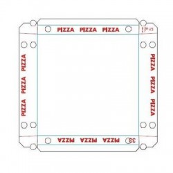 SCATOLE PIZZA CUBO 33 x 33 H3 v.s.v. 200pz GENERICO PERLA