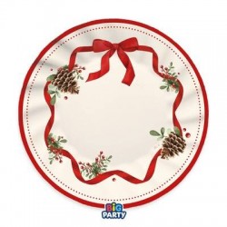 PIATTI PIANI ø25cm CHRISTMAS HOLIDAY 6pz
