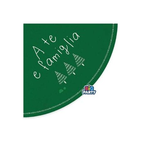 TOVAGLIOLI 33x33cm SPIRITO DEL NATALE 16pz