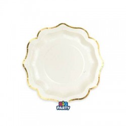 PIATTI DESSERT ø20cm HARMONY IVORY GOLD 6pz