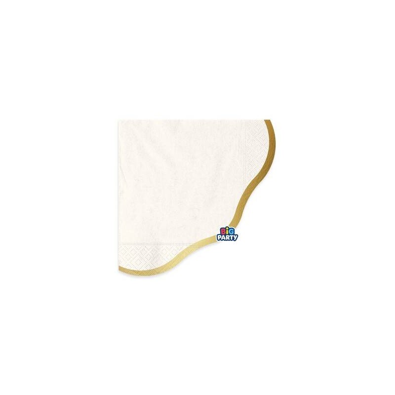 TOVAGLIOLI 33x33cm HARMONY IVORY GOLD 16pz