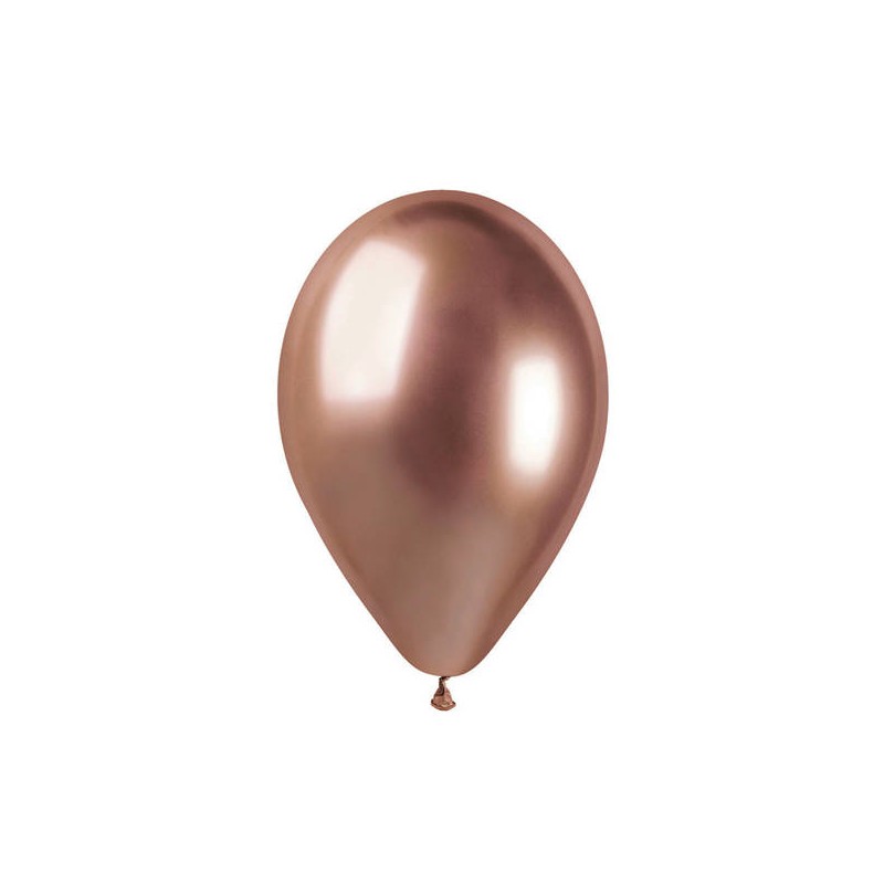 PALLONCINI LATTICE LARGE 13 33cm 50pz ROSEGOLD GLOSSY