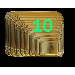 VASSOIO CARTONE ORO N°10 52x36 2 PEZZI