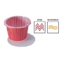 PIROTTINI MUFFIN 45x34mm ROSSO 200pz