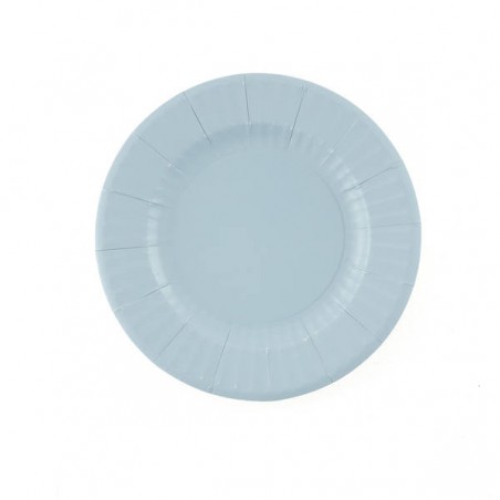PIATTI ROUND BLU FIORDALISO 21cm 8pz