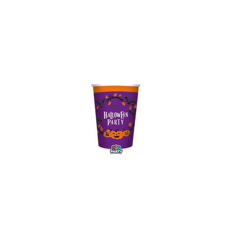 BICCHIERI IN CARTA 250cc HALLOWEEN PARTY 6pz