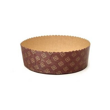 FORMA COTTURA PANETTONE BASSO 500gr ø155x55mm 384pz