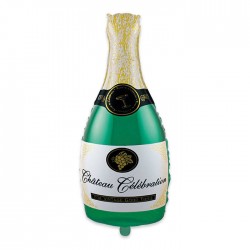 PALLONE MYLAR S/SHAPE BOTTIGLIA CHAMPAGNE 51x100cm BIG