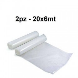 BUSTE SOTTOVUOTO GOFFRATE V9 rotolo 20x6mt 2pezzi
