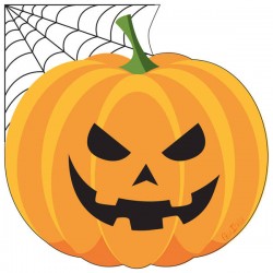 TOVAGLIOLI 33x33 SAGOMATI PUMPKIN HALLOWEEN 16pz