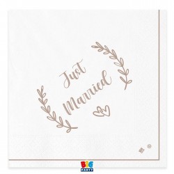 TOVAGLIOLI 33x33 JUST MARRIED KRAFT 20pz