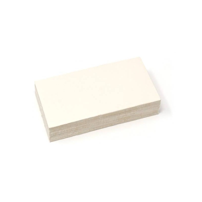 RETTANGOLO CARTONCINO AVORIO 9x5cm 50pz