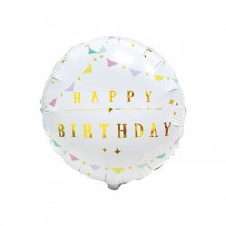 PALLONE MYLAR 45cm HAPPY BIRTHDAY CIRCUS
