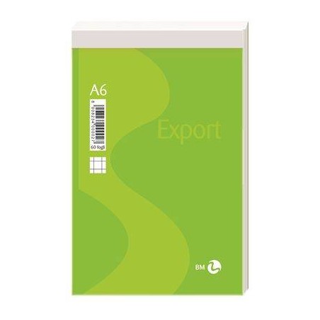 BLOCCO NOTES EXPORT A6 60fg BM