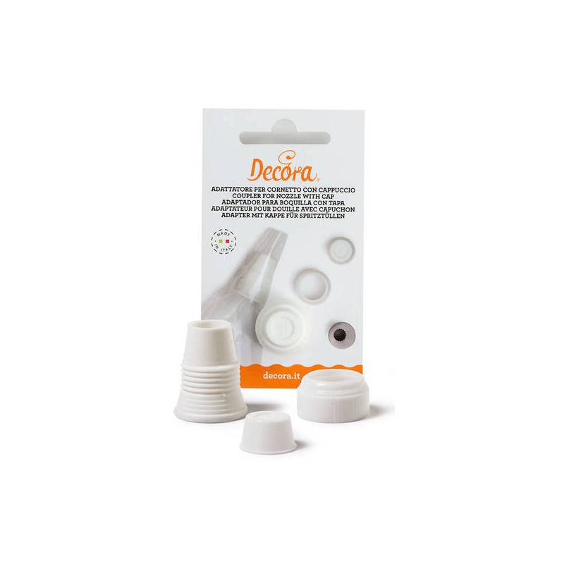 ADATTATORE BECCUCCIO STANDARD CON CAPPUCCIO DECORA
