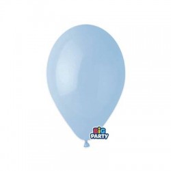 PALLONCINI LATTICE 10 26cm CELESTE BABY 16pz