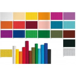 CARTA CRESPA gr.180 ROTOLO cm.50x250 561 BLU REX