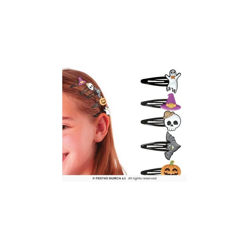 MOLLETTE CAPELLI HALLOWEEN 5pz