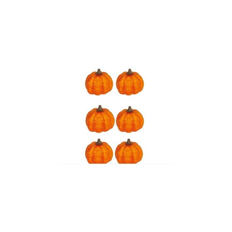 ZUCCHE ARANCIO 3,5cm LACCATE 6pz