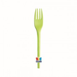 FORCHETTE ECOLOR CPLA 16cm VERDE MELA 20pz