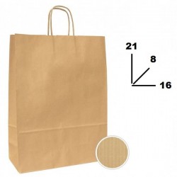 BORSA CARTA AVANA MIS.16+8x21cm