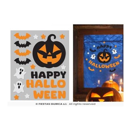 VETROFANIA GEL HAPPY HALLOWEEN 40x50cm